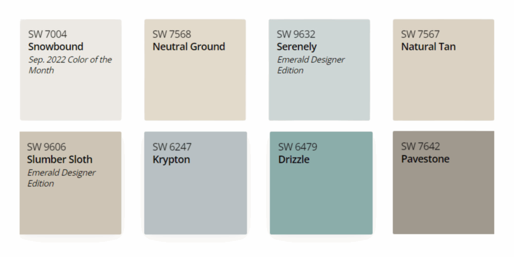 Color schemes for the best interior design